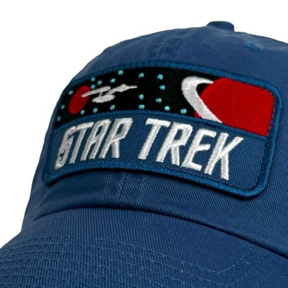 Star Trek Enterprise Planet Patch Dad Hat Adjustable Relaxed Fit Unisex Cap main image 7